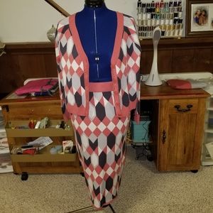 Eva Mendes two piece printed set